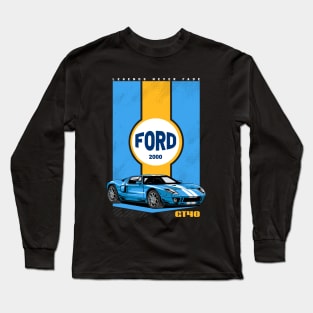 GT40 Exotic Car Long Sleeve T-Shirt